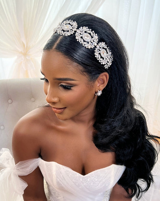 Ornate Crystal Bridal Headband Style No. 242737