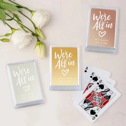 All In Metallic Playing Cards