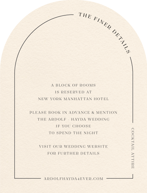 All Minimal Information Card by Yunita Y.
