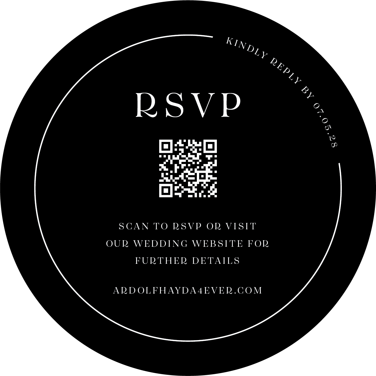 All Minimal RSVP Cards by Yunita Y.
