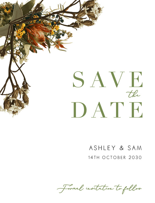 A Native Circle Save The Date Cards by Joanna H.