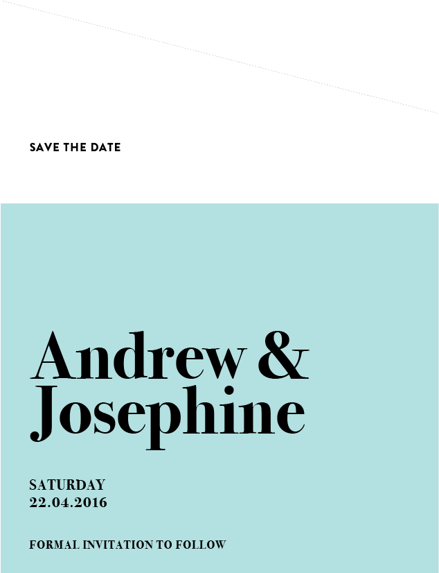 Pastel Pantone Save The Date Cards by Phabo R.