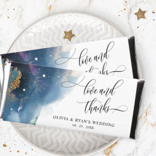 Any Event, Personalized Elegant Celestial Hershey Bar Favors