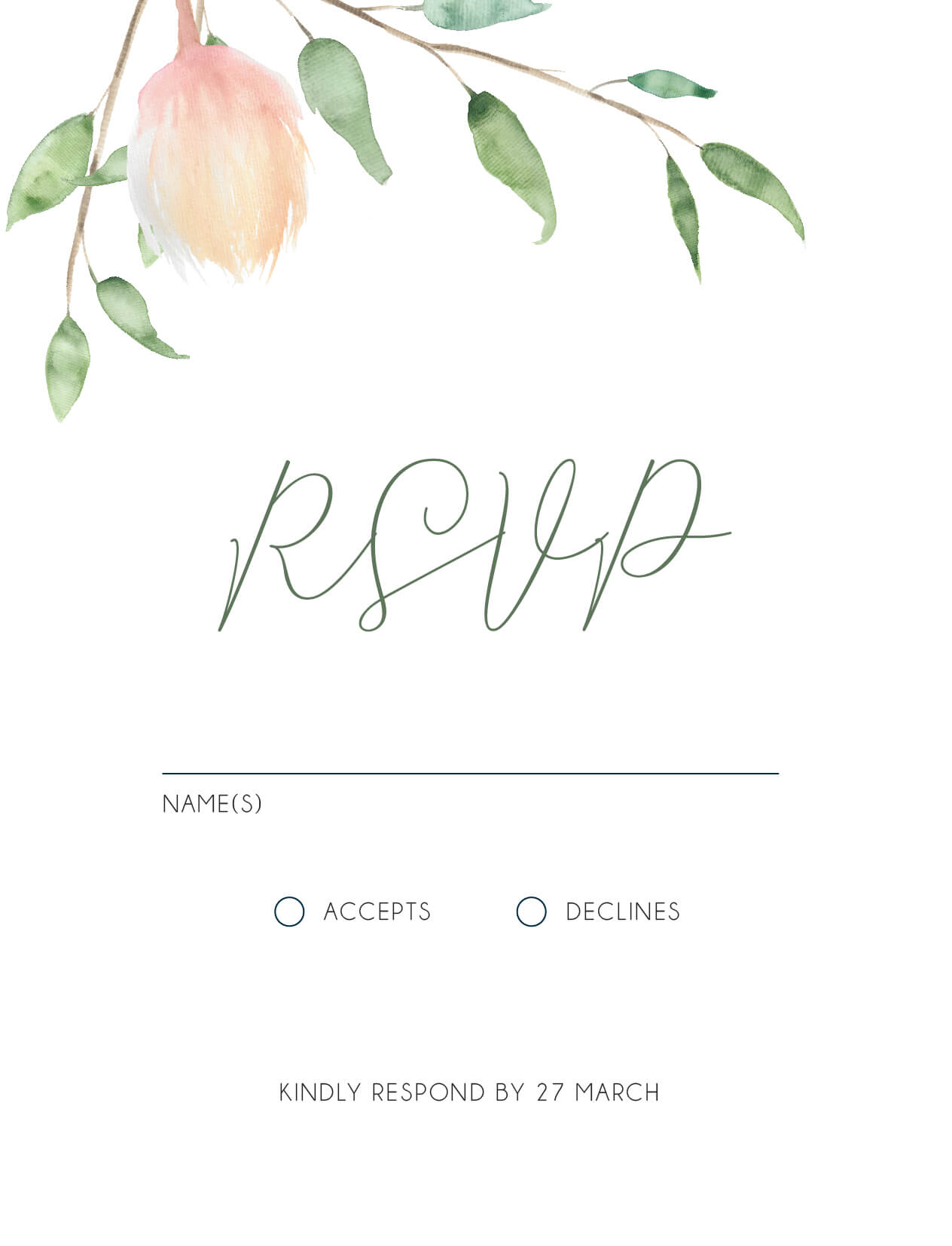 Arbour RSVP Cards by Nicole D.