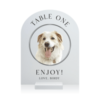Custom Pet Acrylic Table Numbers