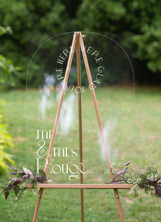 Days Of Summer Wedding Sign by Inggrid H.