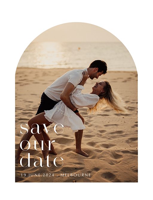 Sommer Save The Date Cards by Shab M.
