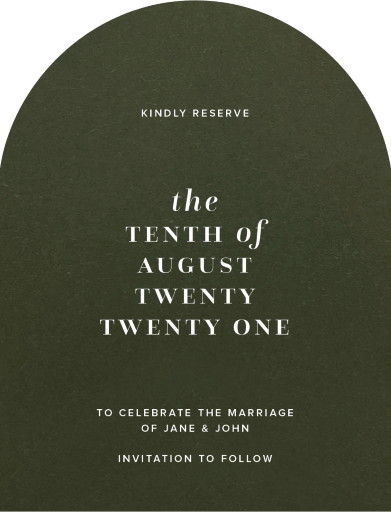 Jane Save The Date Cards by Hanna M.