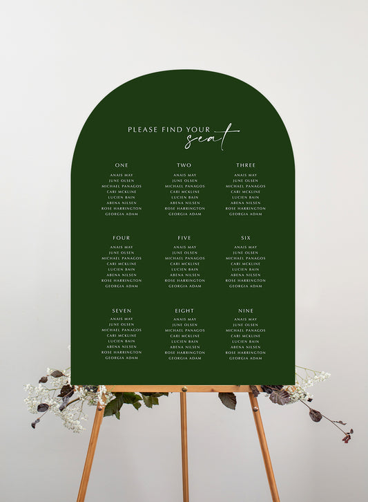 Arch Garden Seating Chart by Shab M.