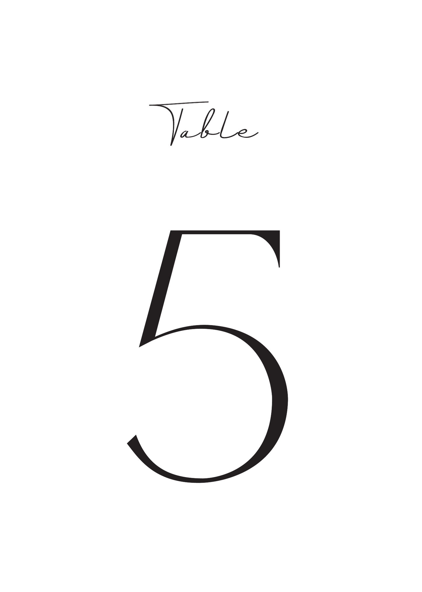 IvoryTable Number by Shab M.