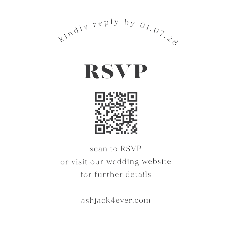 Arch Addiction RSVP Cards by Yunita Y.
