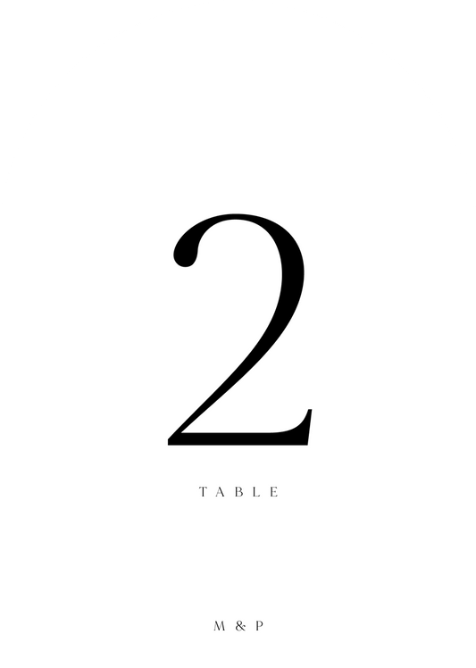 Arch LinesTable Number by Shab M.