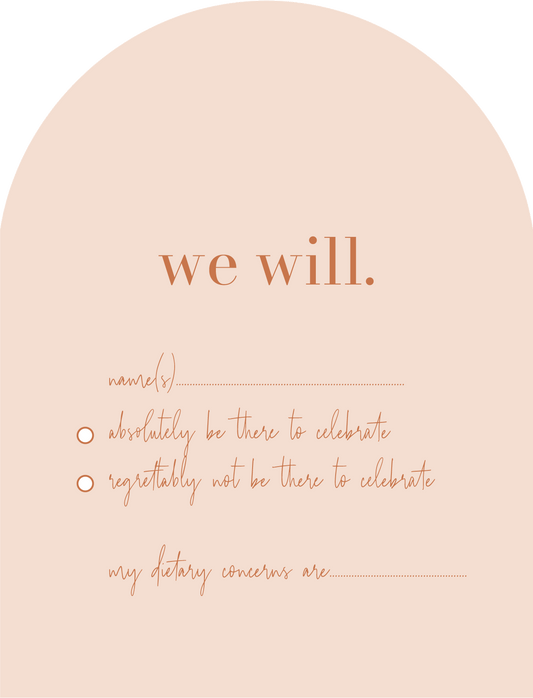 Arch Love RSVP Cards by Beth D.