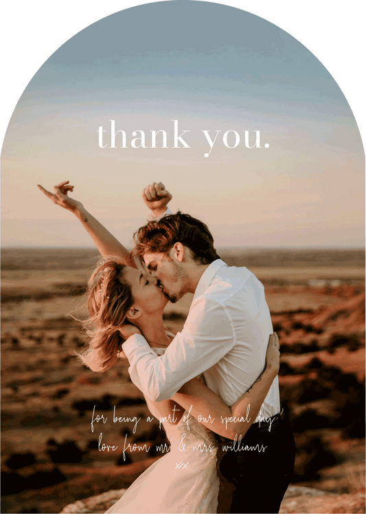 Arch Love Thank You Card by Beth D.