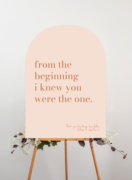 Arch Love Wedding Sign by Beth D.