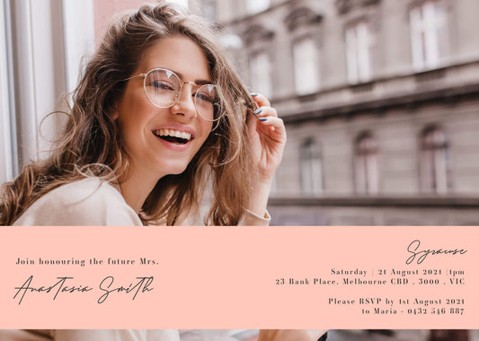 Aromatic PeachBridal Shower Invitation by Vega R.