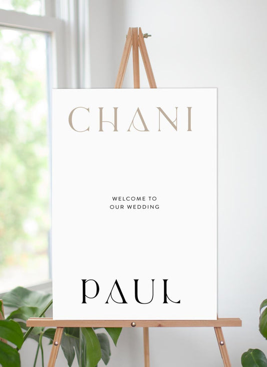 Arrakis Wedding Sign by Shab M.