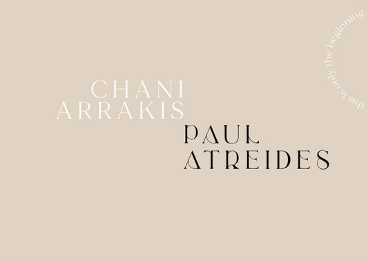 Arrakis Wedding Invitations by Shab M.