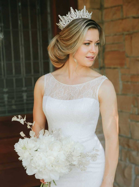 Aurora Full Crown, Swarovski Bridal Full Crown