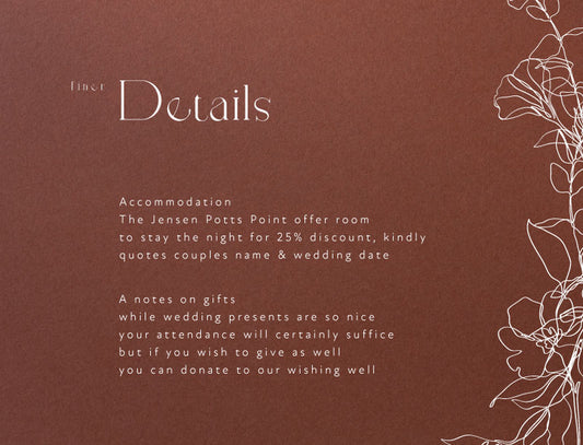Autumn Shades Information Card by Inggrid H.