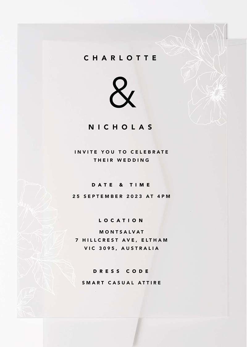 Avenir Wedding Invitations by Yunita Y.