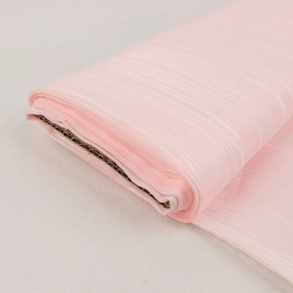 54 in x 10 yards Crinkled Accordion Taffeta Fabric Bolt
