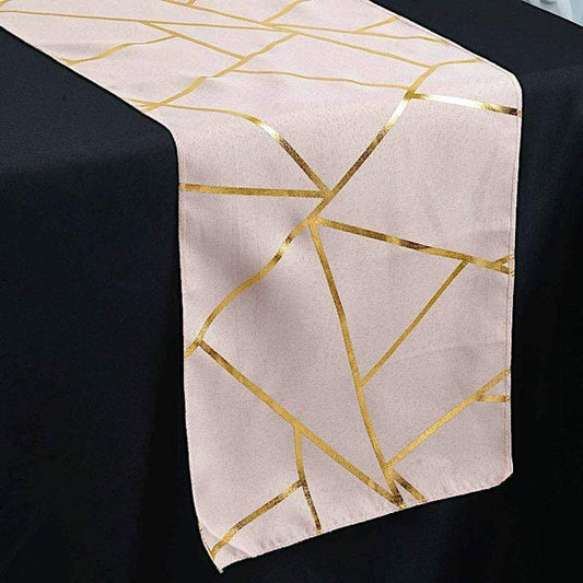 12x108 in Geometric Polyester Table Runner Party Decorations
