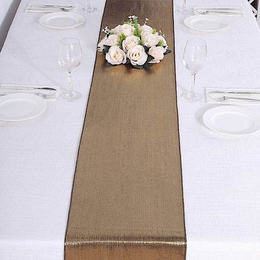 12x108 in Polyester with Sequin Dots Table Runner