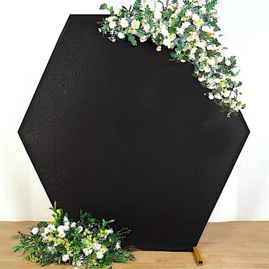 8 feet Fitted Spandex Hexagon Backdrop Stand Cover