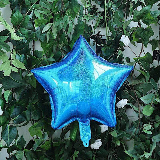 2 pcs 16 in 4D Stars Mylar Foil Balloons