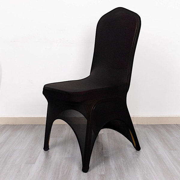 Fitted Spandex 3-Way Open Arch Stretchable Banquet Chair Cover