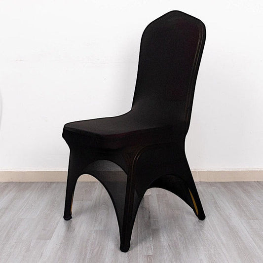 Fitted Spandex 3-Way Open Arch Stretchable Banquet Chair Cover