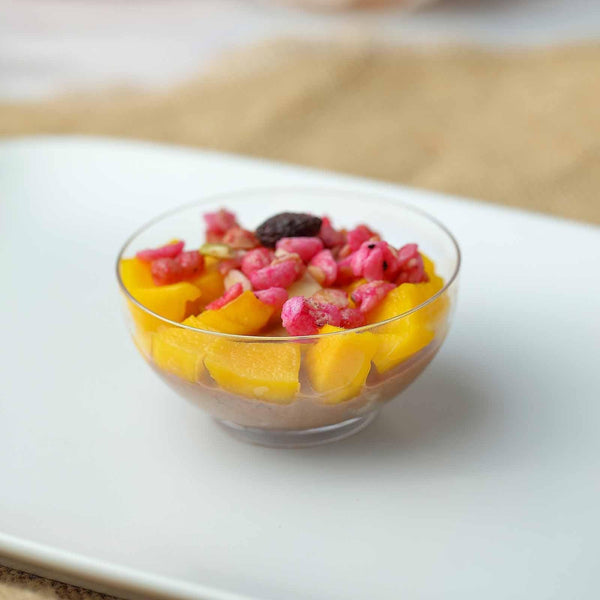 24 pcs 2 oz. Clear Plastic Mini Round Disposable Bowls