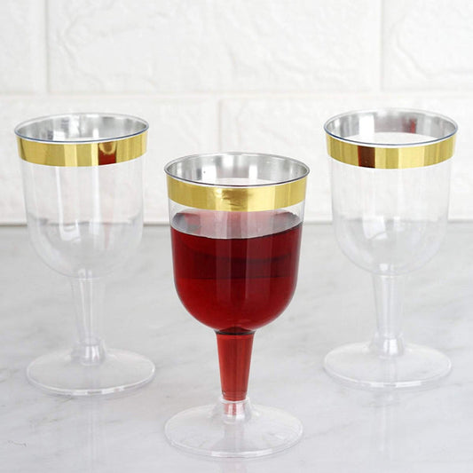 12 pcs 5 oz Disposable Plastic Party Champagne Flutes Glasses