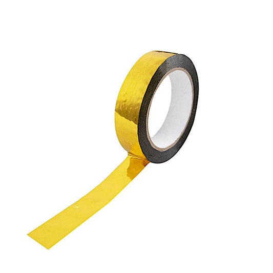 100 yards Gold Metallic Polyester Craft Tape Roll