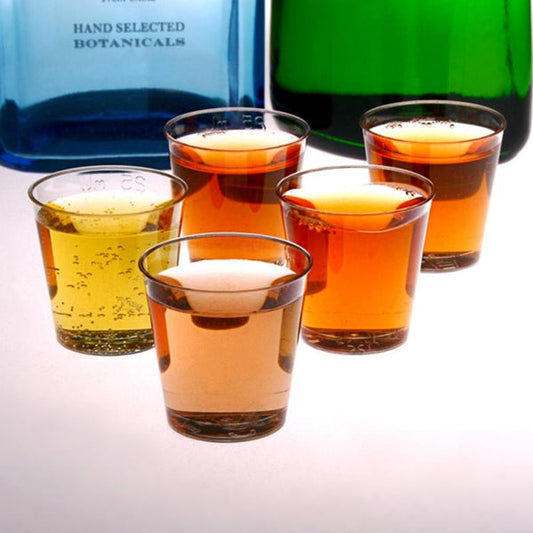 50 pcs 2 oz. Clear Disposable Plastic Party Shot Glasses