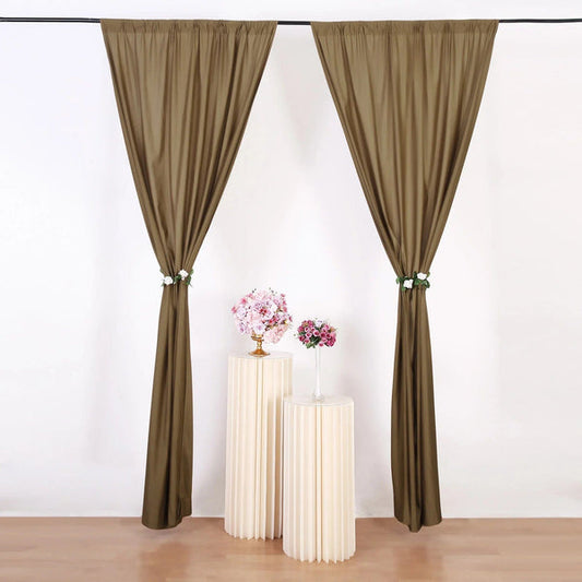 10 ft x 10 ft Polyester Professional Backdrop Curtains Drapes Panels