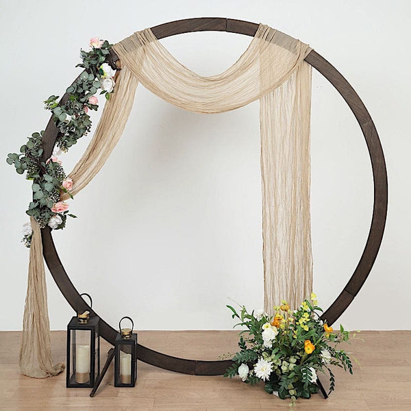 20 feet Cotton Cheesecloth Fabric Backdrop Drape Curtain Panel