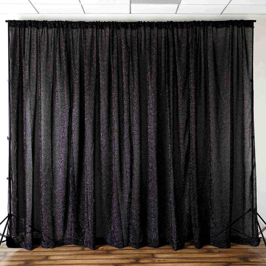 20 feet x 10 feet Metallic Spandex Backdrop Curtain