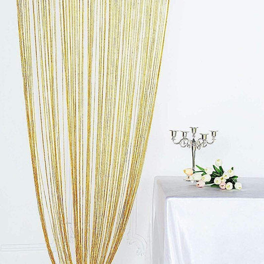 3x8 feet Silk Tassels Fringe Backdrop Curtain