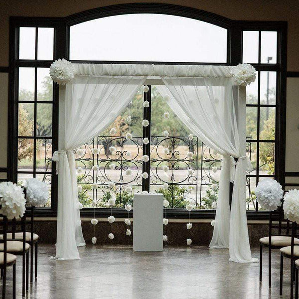 10 ft x 10 ft Heavy Duty Adjustable Pipe and Drape Kit Backdrop Support Stand