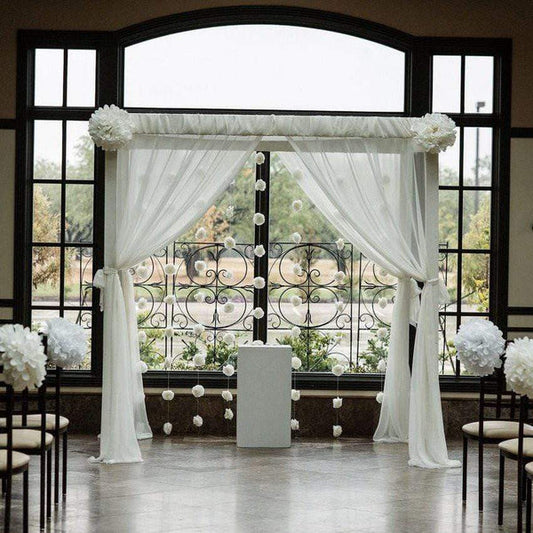 10 ft x 10 ft Heavy Duty Adjustable Pipe and Drape Kit Backdrop Support Stand