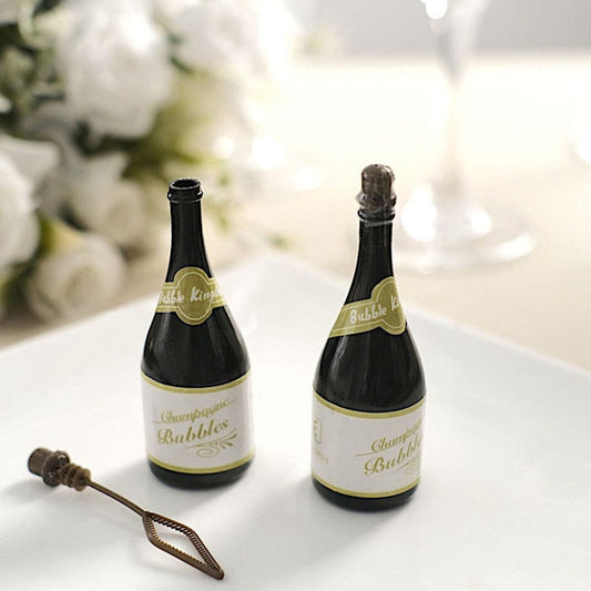 24 pcs 1 oz Green Small Champagne Wedding Bubble Favors
