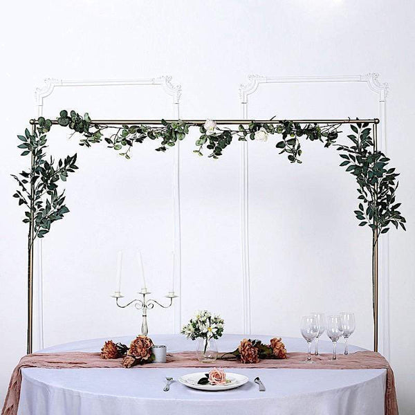 42 in tall Gold Adjustable Over The Table Rod Stand Metal Arch