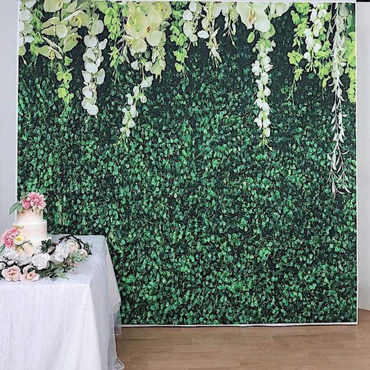 8 ft Vinyl Photography Background Greenery Vines Printed Party Backdrop