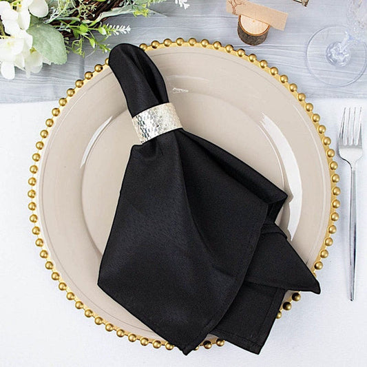 5 Premium Polyester 20x20 in Dinner Table Cloth Napkins