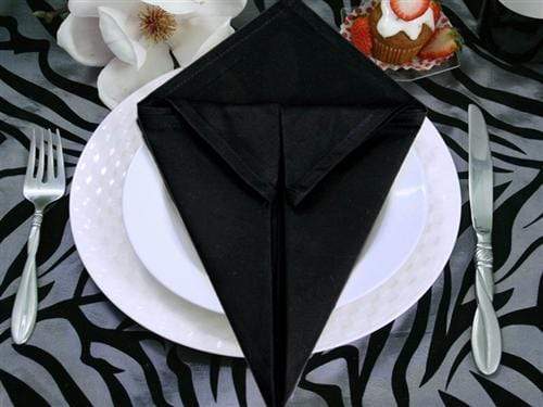 5 Table Napkins 20"x20" 100% Cotton