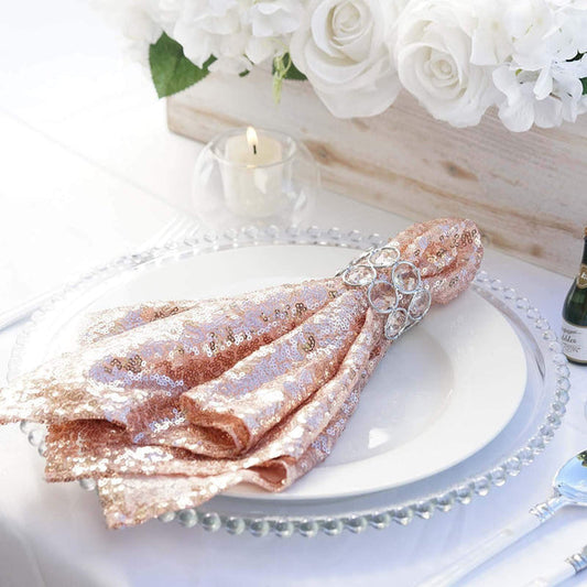 Sequins Dinner Napkins Wedding Party Reception Events