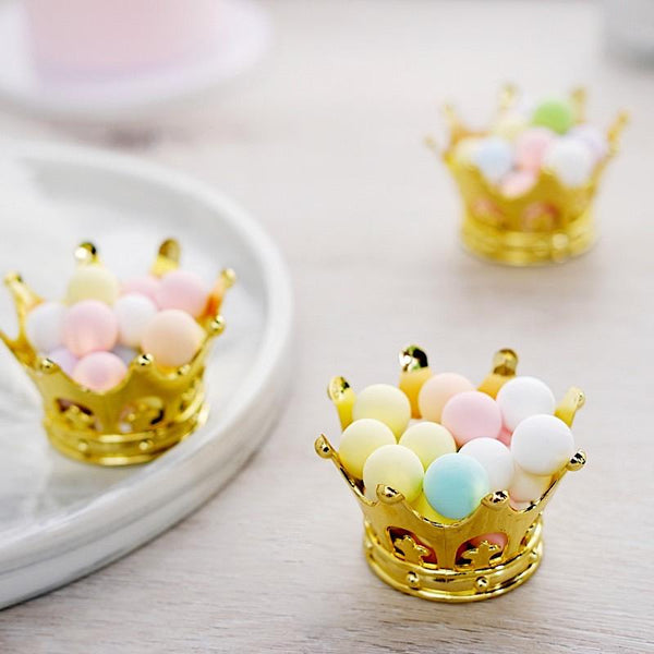 12 pcs 3 in Mini Crowns Favor Holders