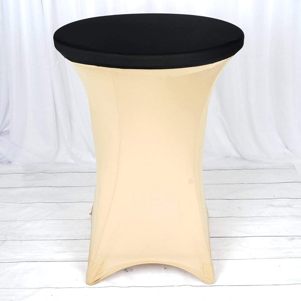 Fitted Spandex Cocktail Table Top Cover